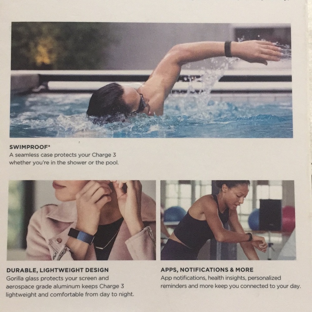 Fitbit Charge 3 New in Box - Picture 6 of 8